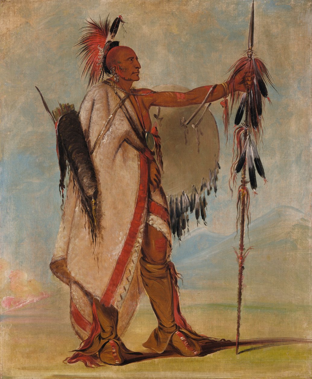 Tál-lee, ao Guerreiro da Distinção, de George Catlin
