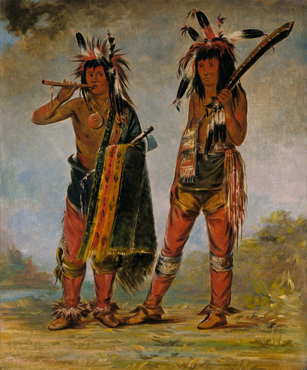 Dois jovens de George Catlin