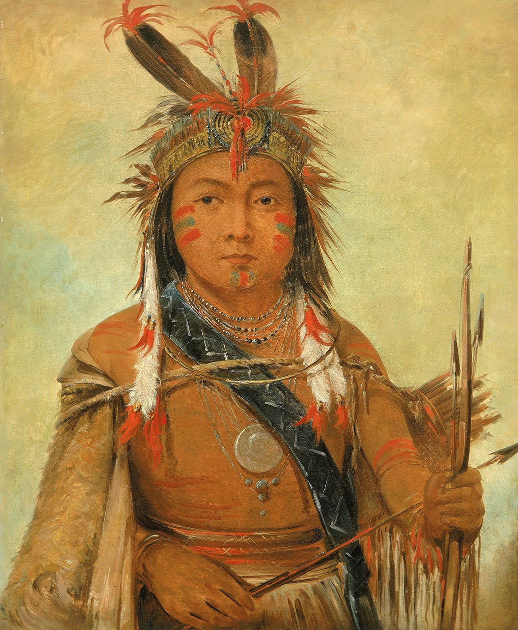 Ud-je-jock, Pelicano, um Rapaz de George Catlin