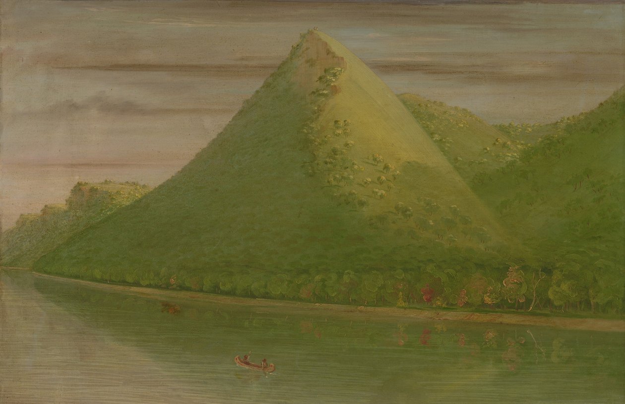 Vista da tenda de Pike, 18611869. de George Catlin