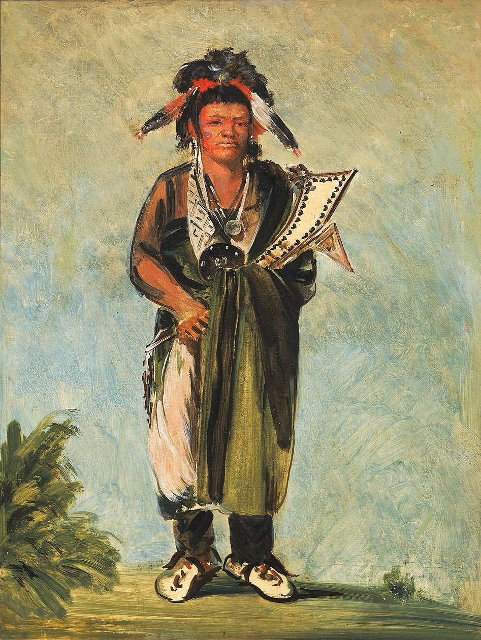 Wah-kón-ze-kaw, A Serpente de George Catlin