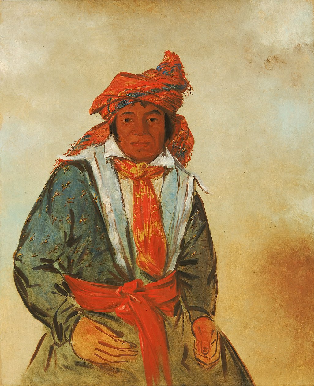 Wat-al-le-go, para Brave, de George Catlin