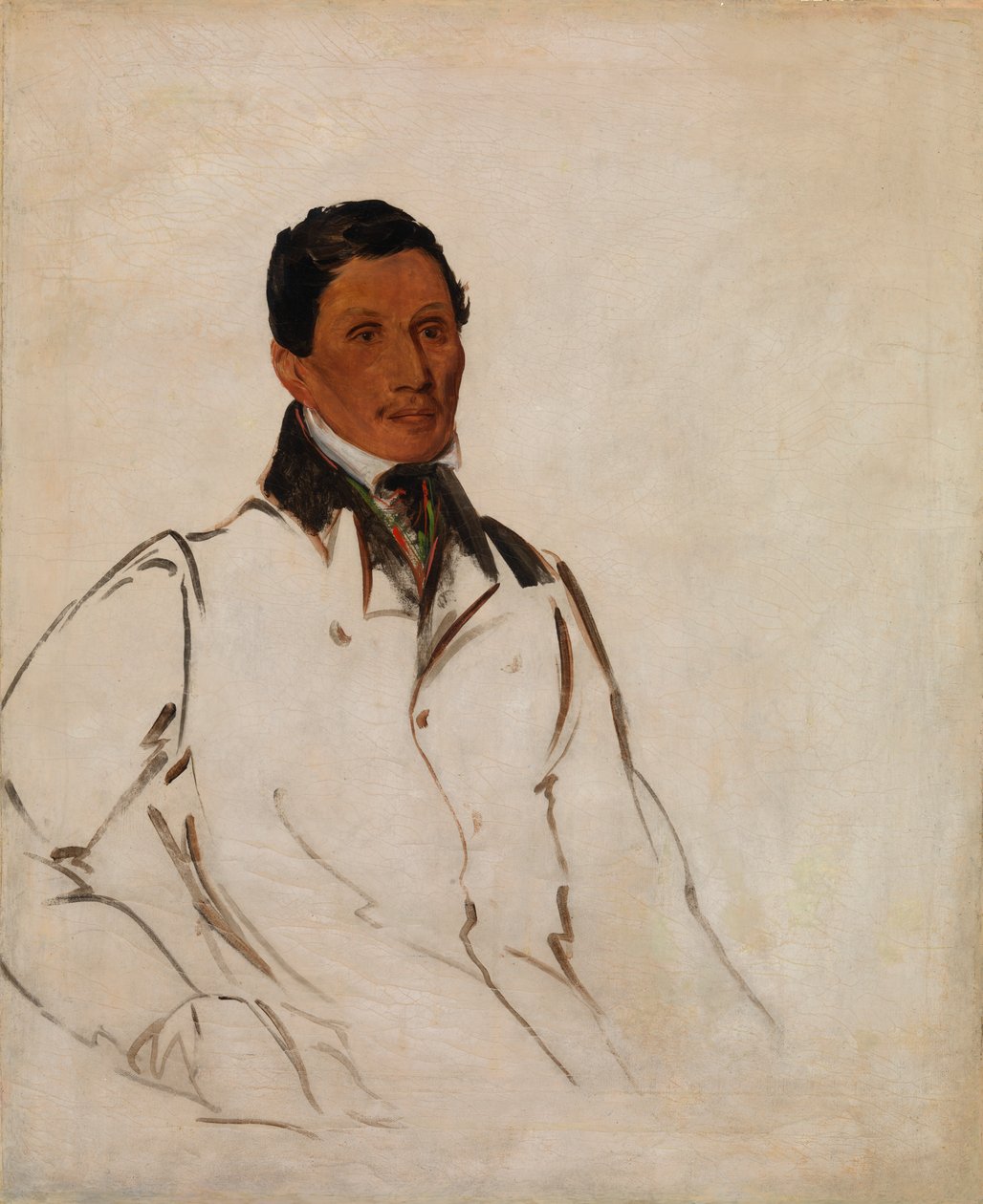 Waun-naw-con, O Prato (John W. Quinney), um Pregador Missionário de George Catlin