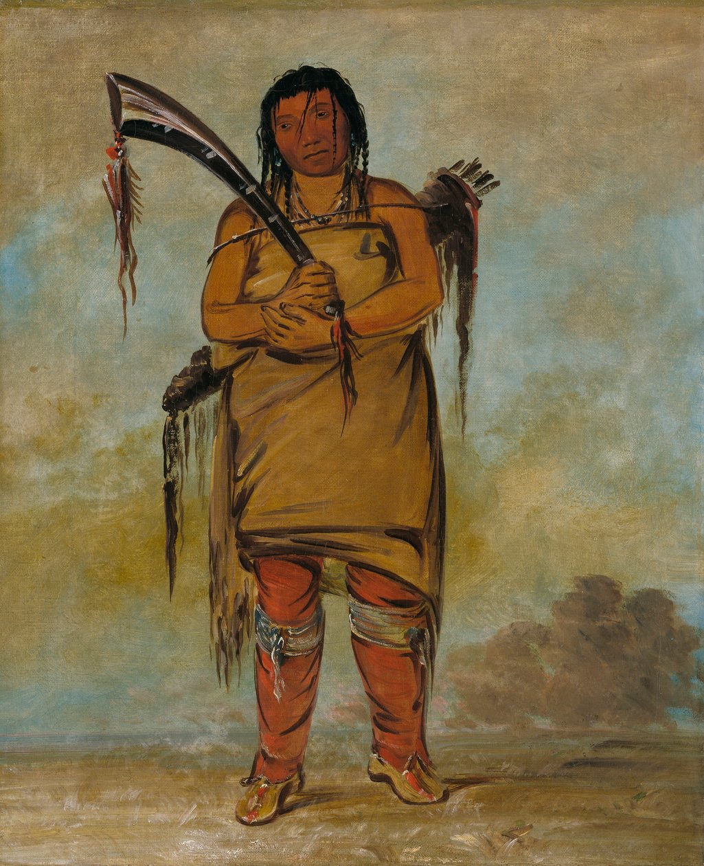 Wáh-chees, um Bravo de George Catlin