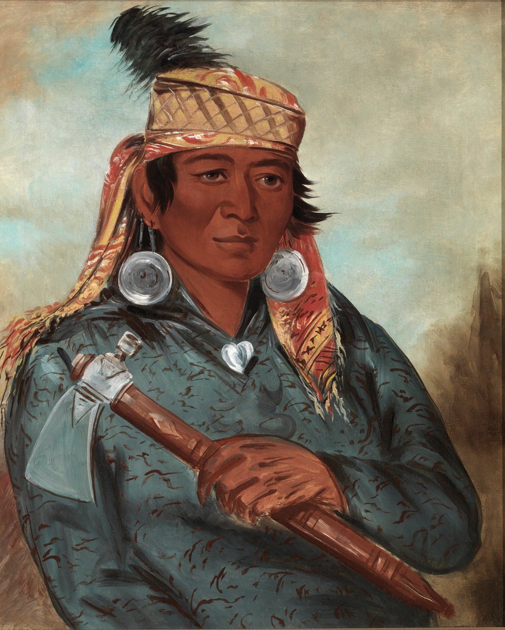 Wáh-pe-say, The White, 1830. de George Catlin