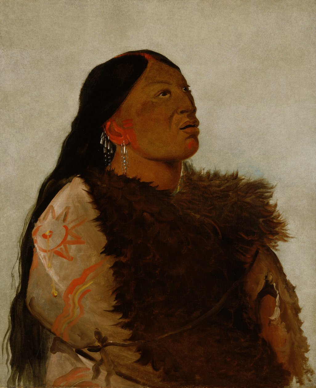 Esposa dos Seis, 1832. de George Catlin