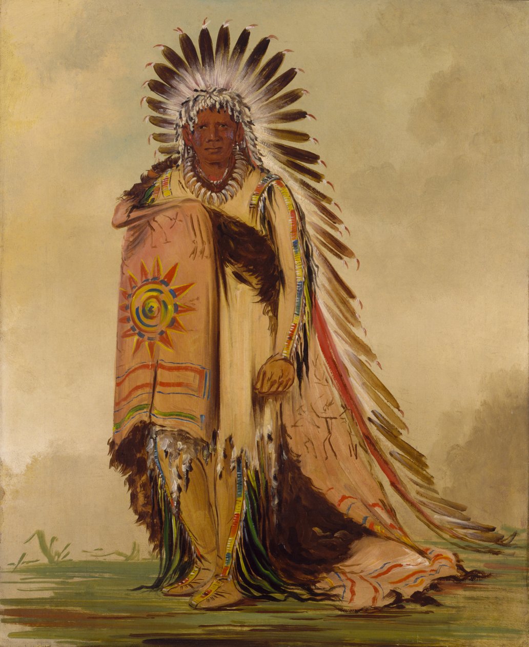 Wán-ee-ton, chefe da tribo de George Catlin