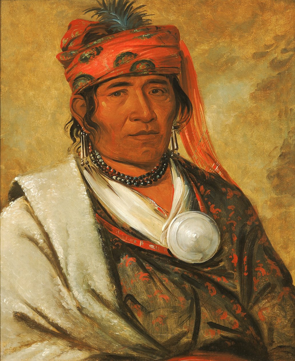 Ye-hów-lo-gee, A Nuvem, um Chefe de George Catlin