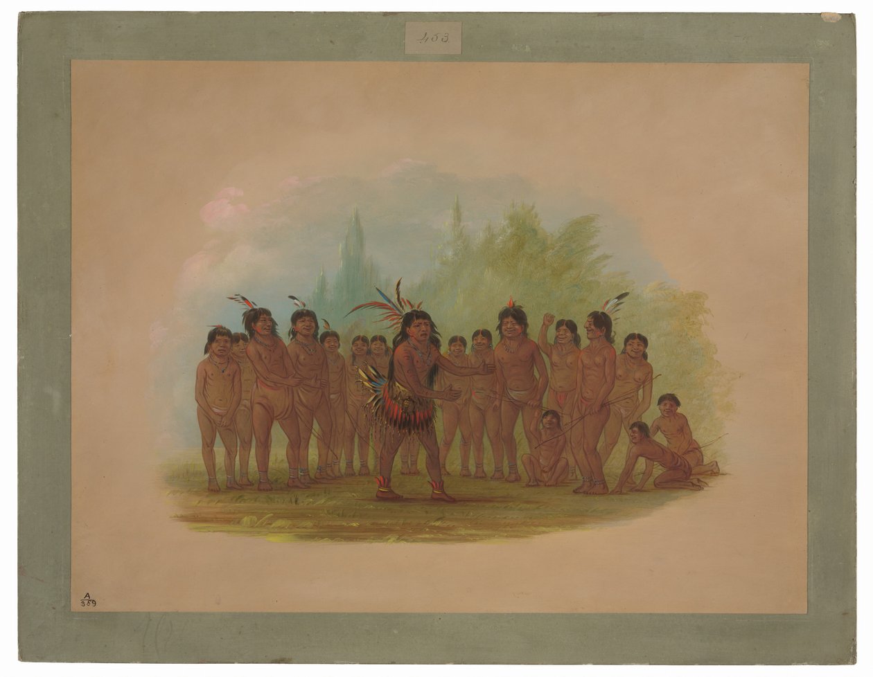 Índios Zurumati de George Catlin