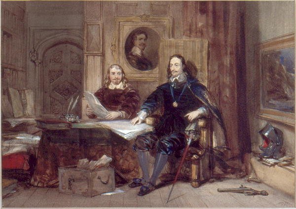 Charles I e seu secretário de George Cattermole
