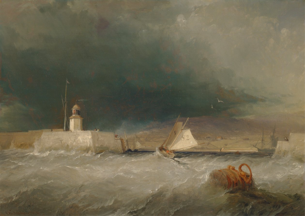Porto num dia tempestuoso de George Chambers