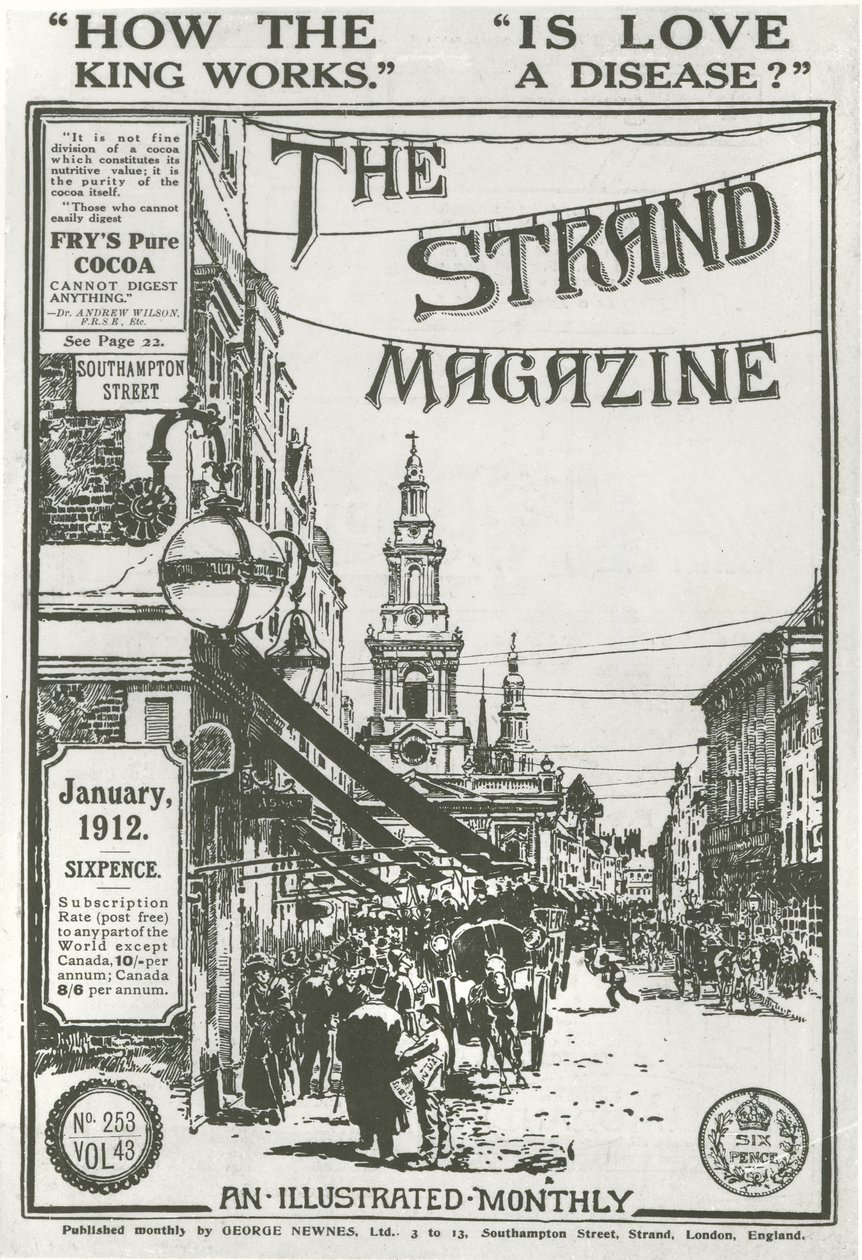 Capa da The Strand Magazine, 1912 de George Charles Haite