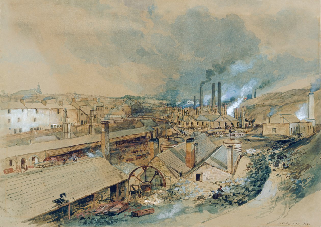 Fábrica de ferro de Dowlais de George Childs