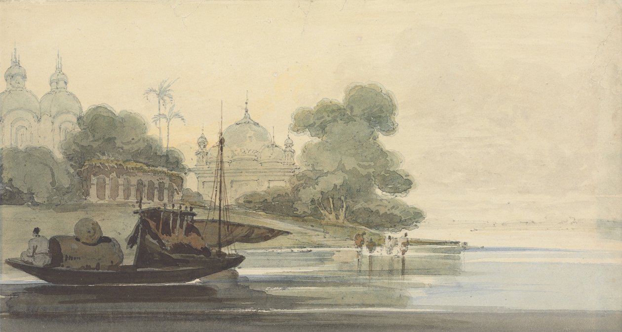 Um rio no Ceilão de George Chinnery