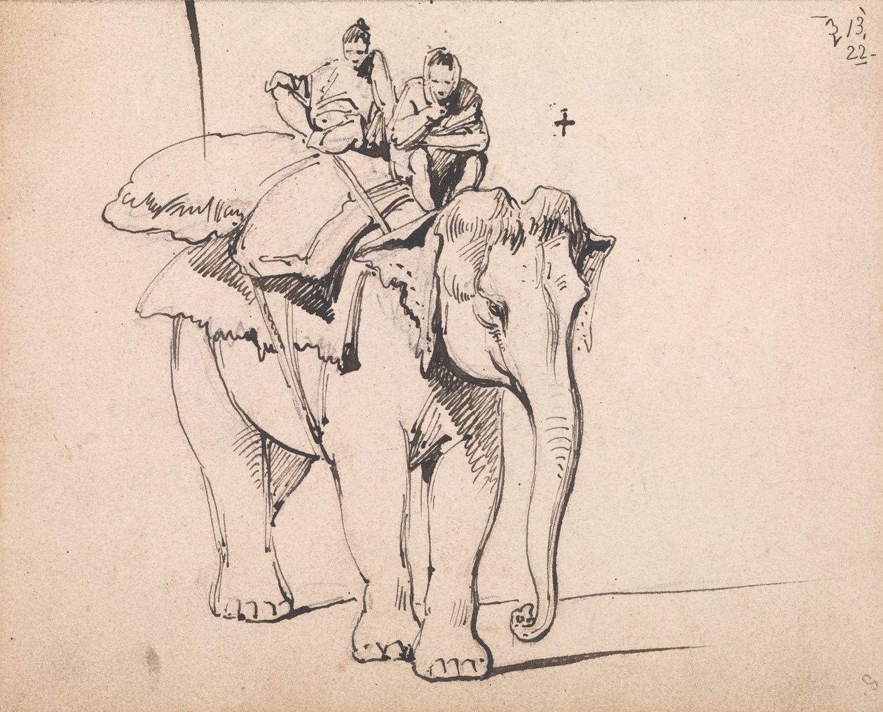 Um Elefante de George Chinnery