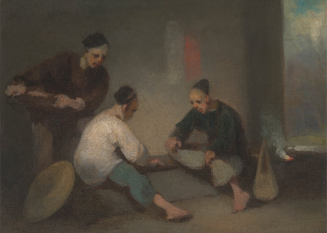 Jogadores chineses de George Chinnery