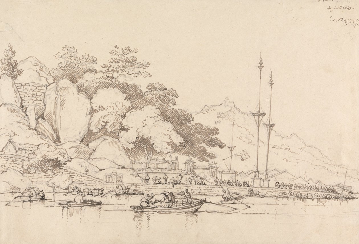 Lap House, Porto Interior, Macau de George Chinnery
