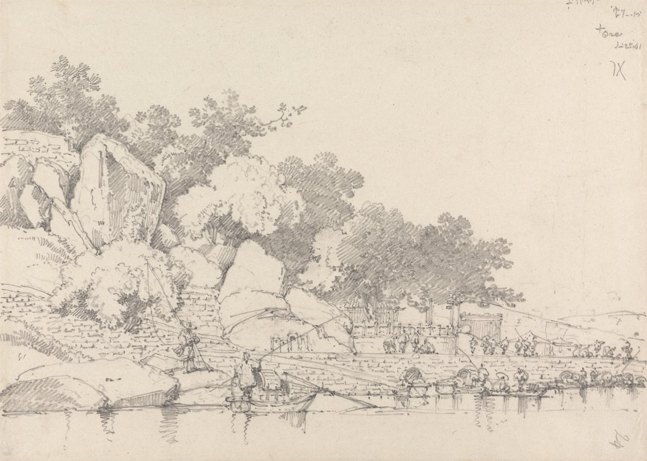 Lap House, Inner Harbour, Macau de George Chinnery
