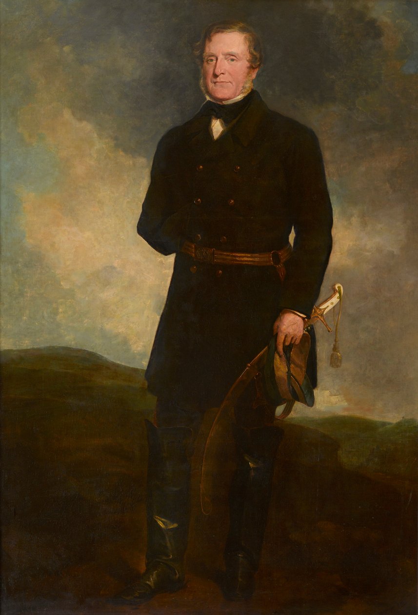 Retrato de Fitzroy Somerset de George Clark