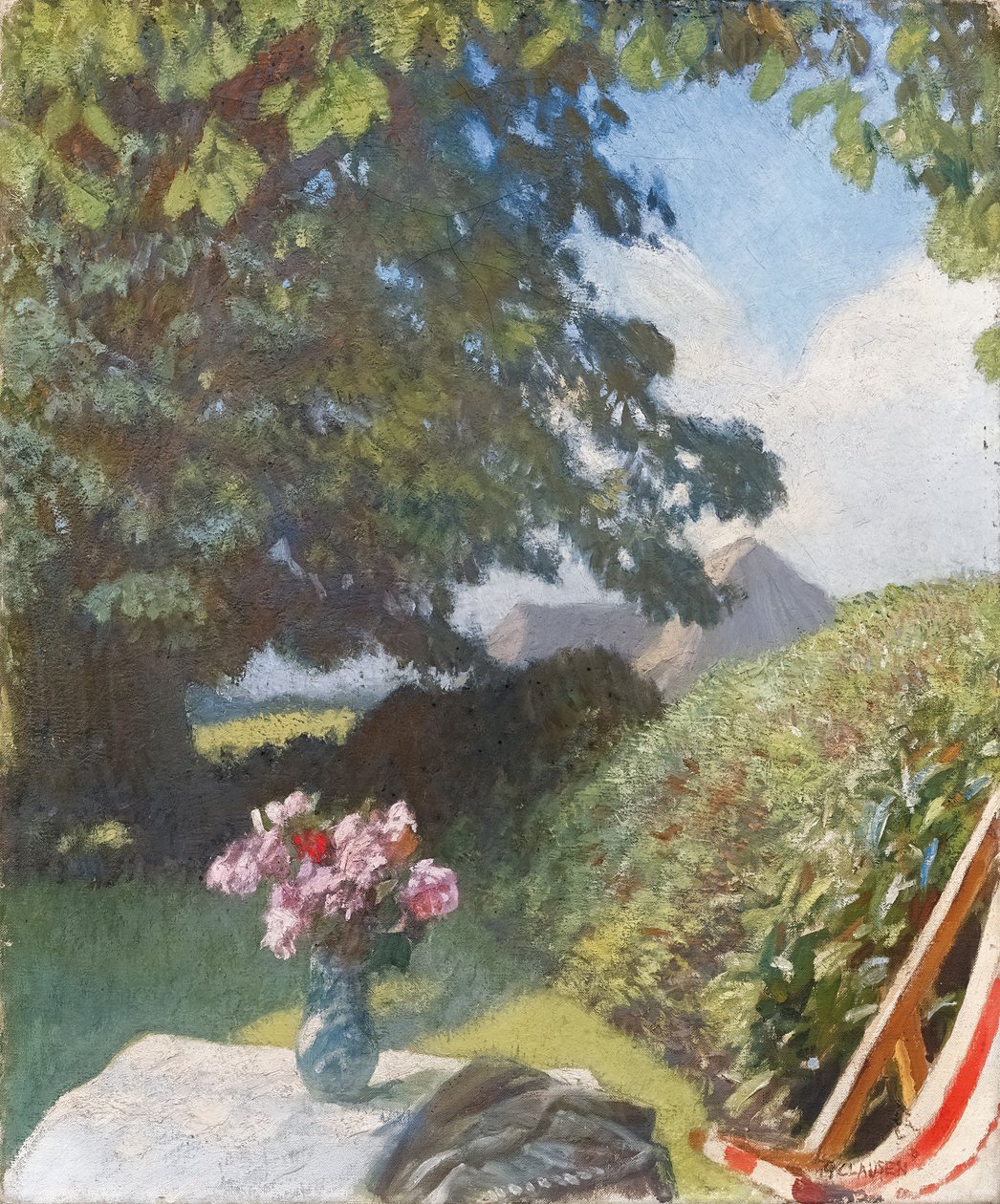 Um canto do jardim de George Clausen