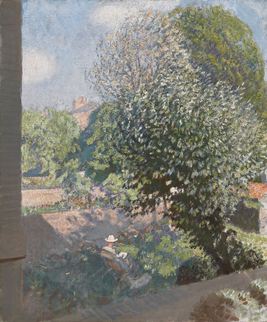 A Shady Corner de George Clausen