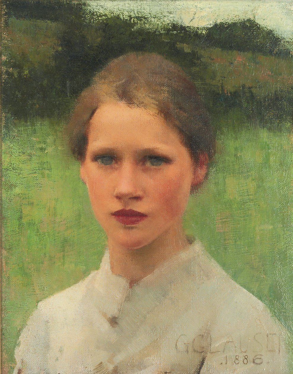 Uma donzela de aldeia de George Clausen