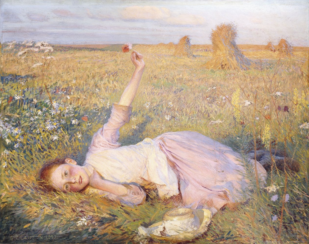 Canção Vespertina de George Clausen