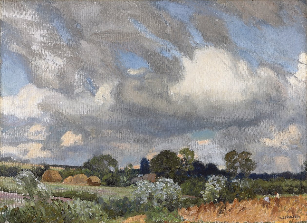 Tempo de colheita de George Clausen