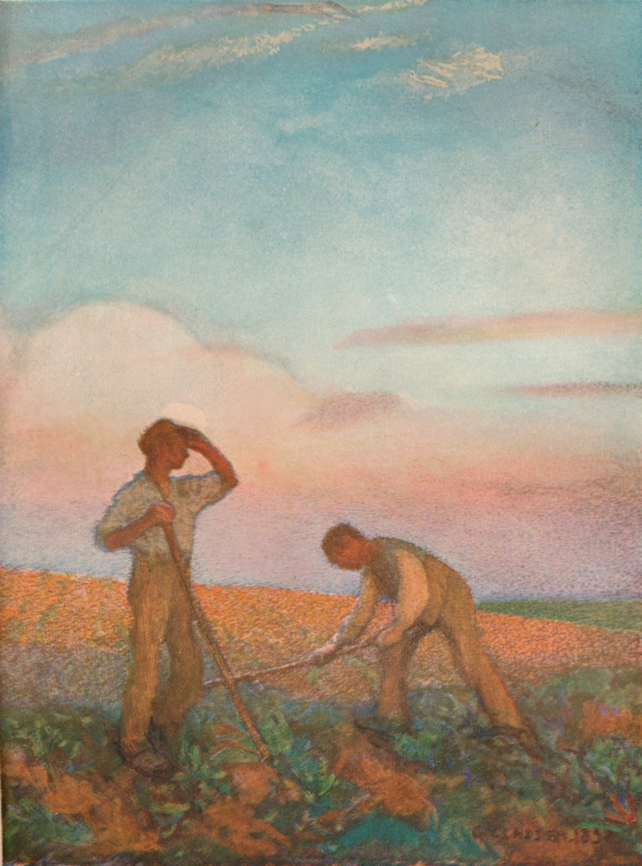Hoeing, c1872-1911, 1911 de George Clausen