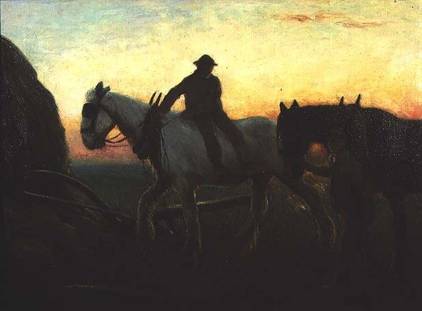 Homewards de George Clausen