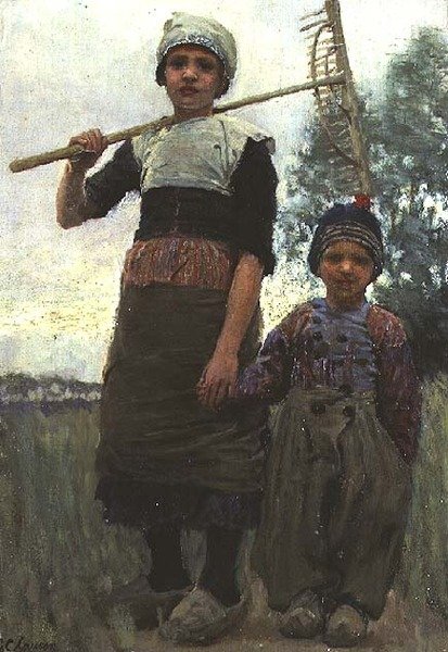 Little Haymakers, Holanda do Norte de George Clausen