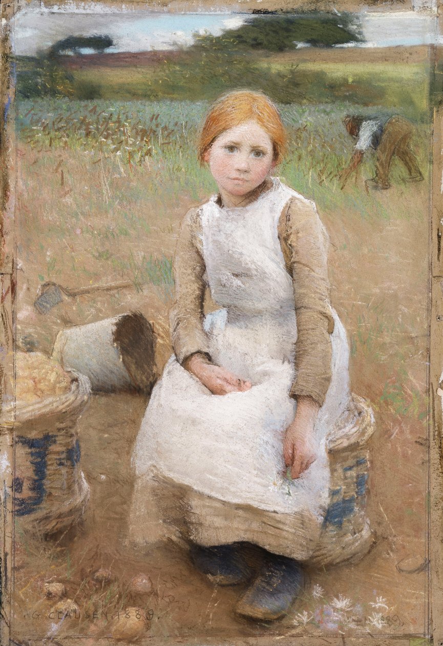 Pequena rosa de George Clausen