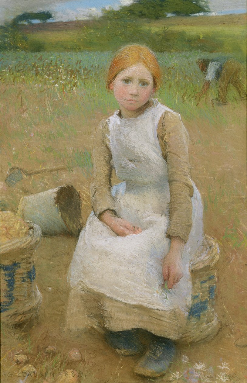 Pequena Rosa, 1889 de George Clausen