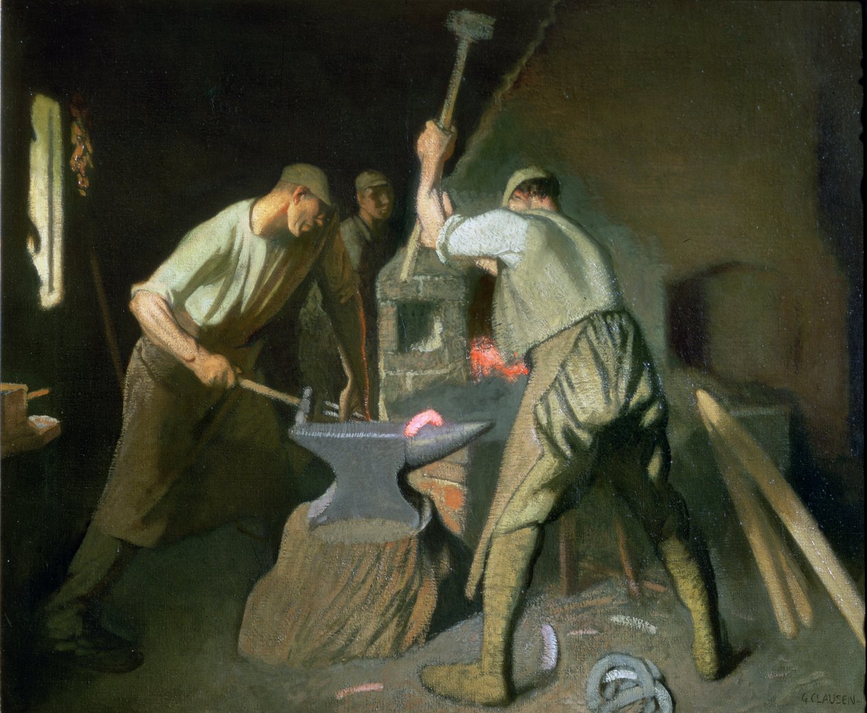 Nosso ferreiro de George Clausen