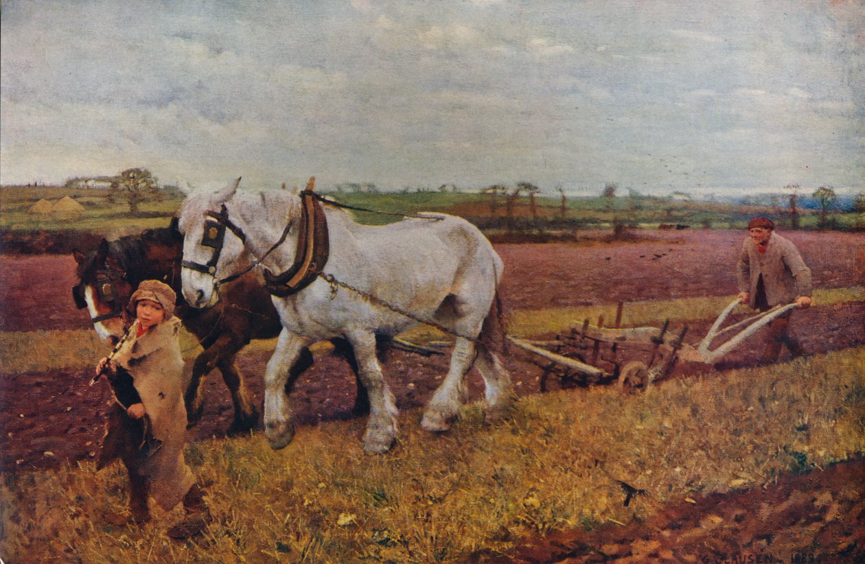 Aração, 1889 1935 de George Clausen