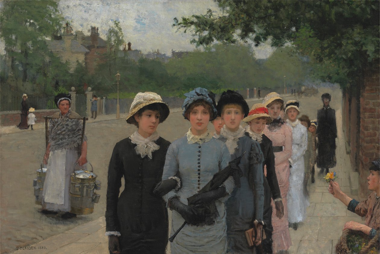 Schoolgirls de George Clausen