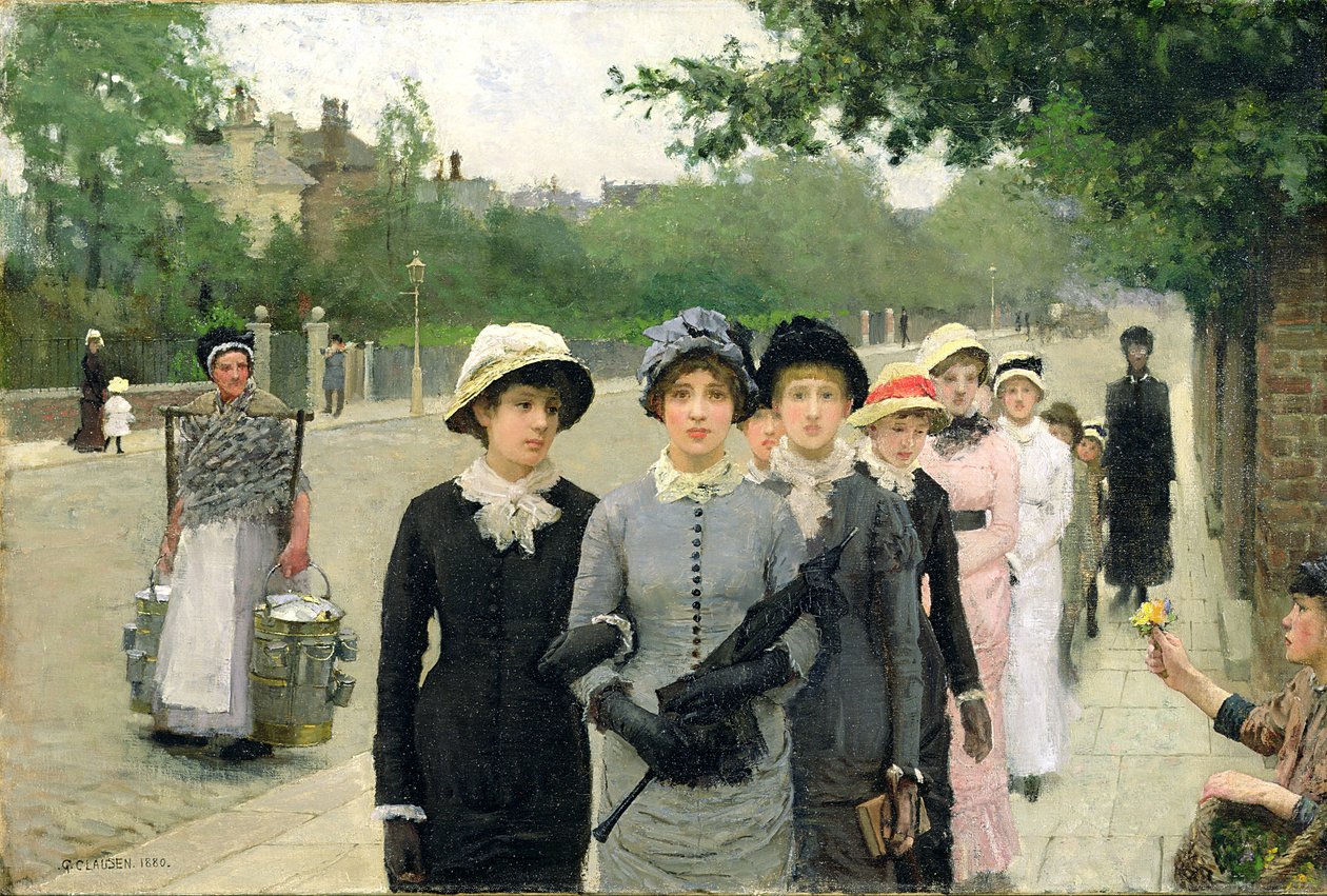 Alunas, 1880 de George Clausen