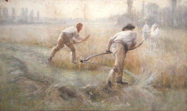 Cercadura (aguarela sobre papel) de George Clausen