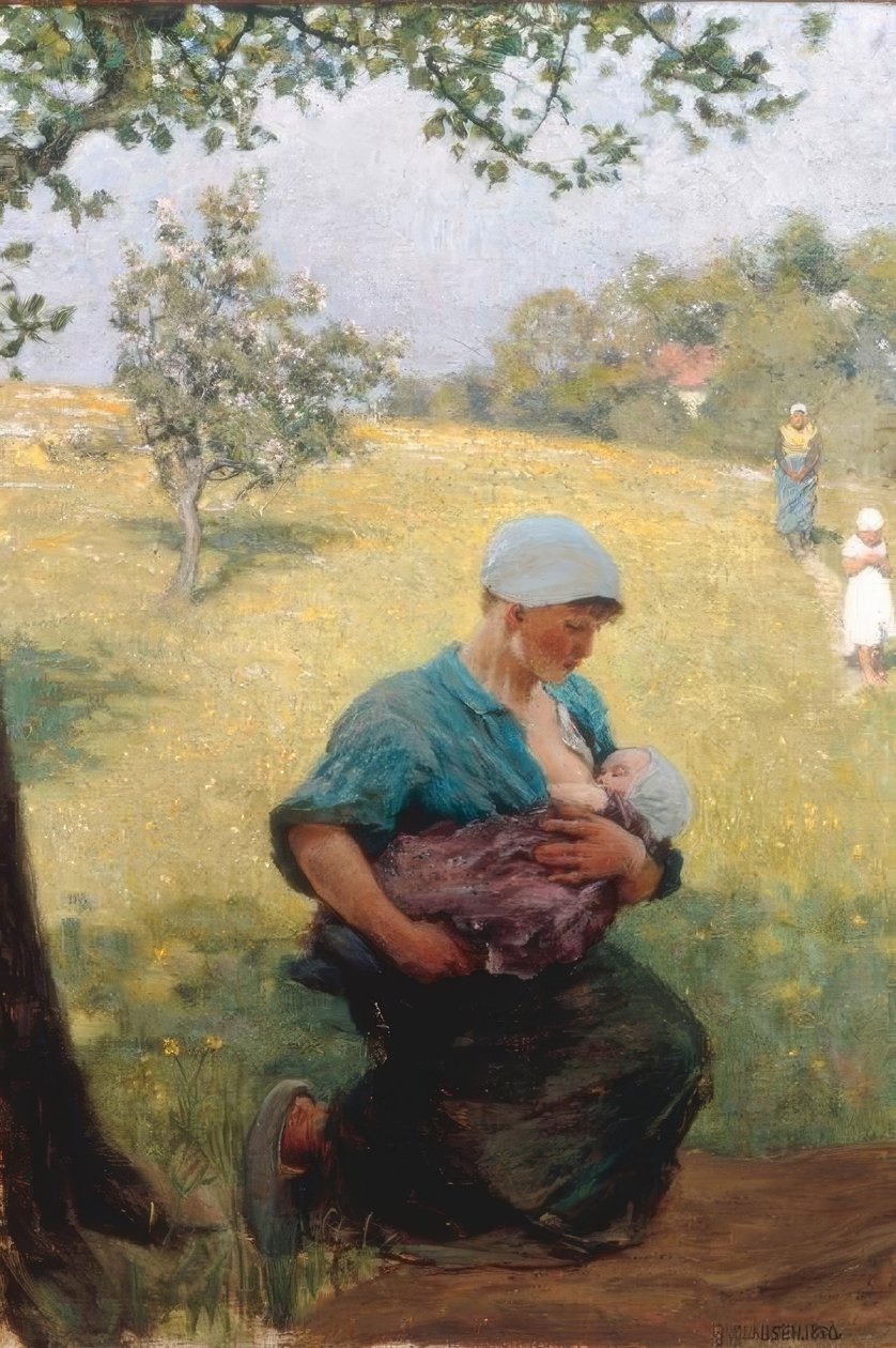 Tempo de primavera de George Clausen