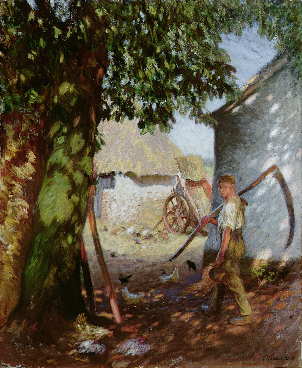 The Farmyard de George Clausen