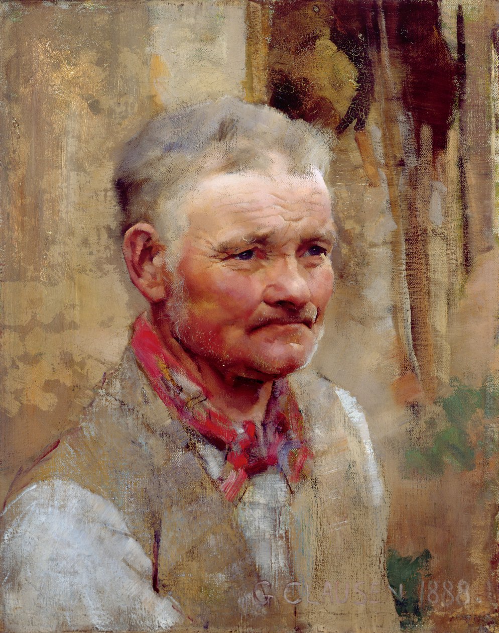 O Homem do Moinho de George Clausen