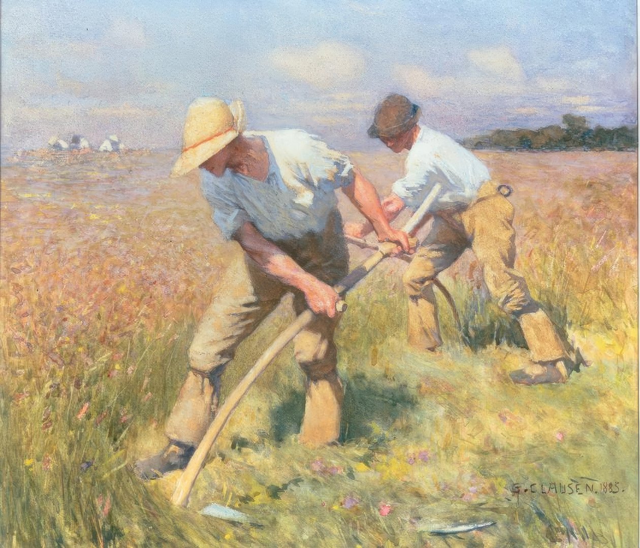 The Mowers de George Clausen