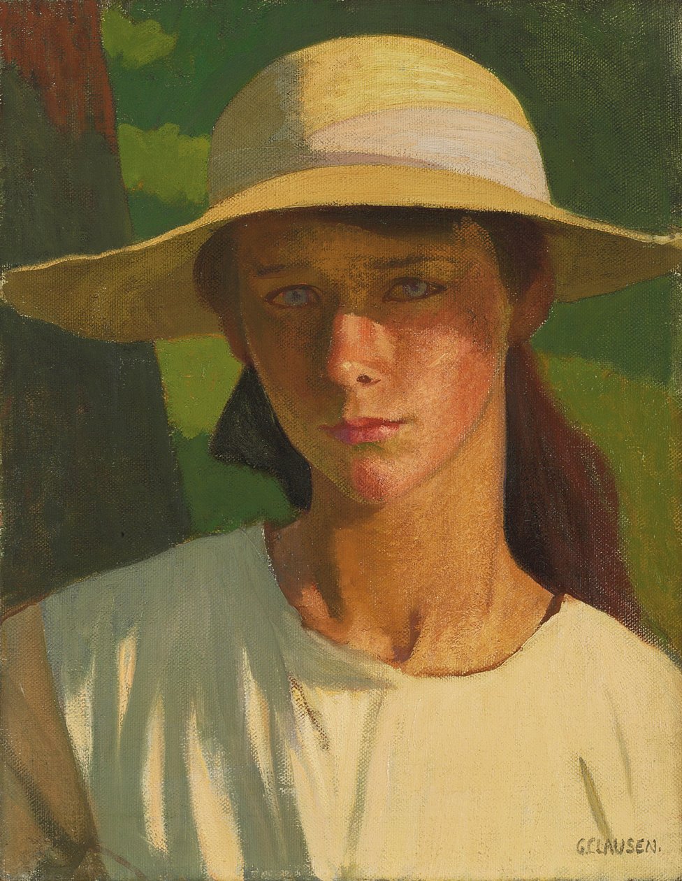 The Nut Brown Maid (óleo sobre tela) de George Clausen