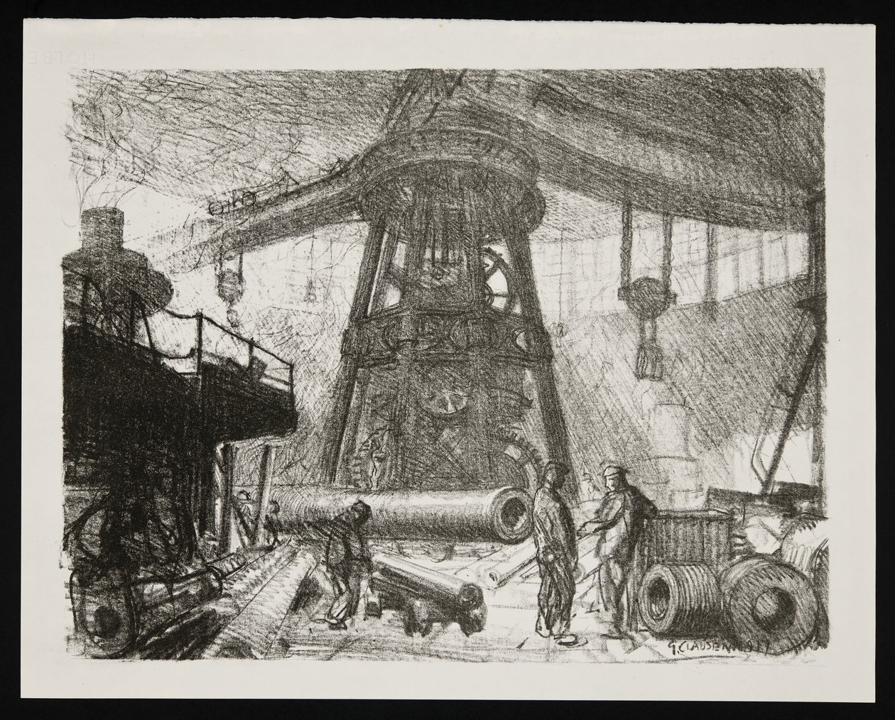 A grua radial de George Clausen