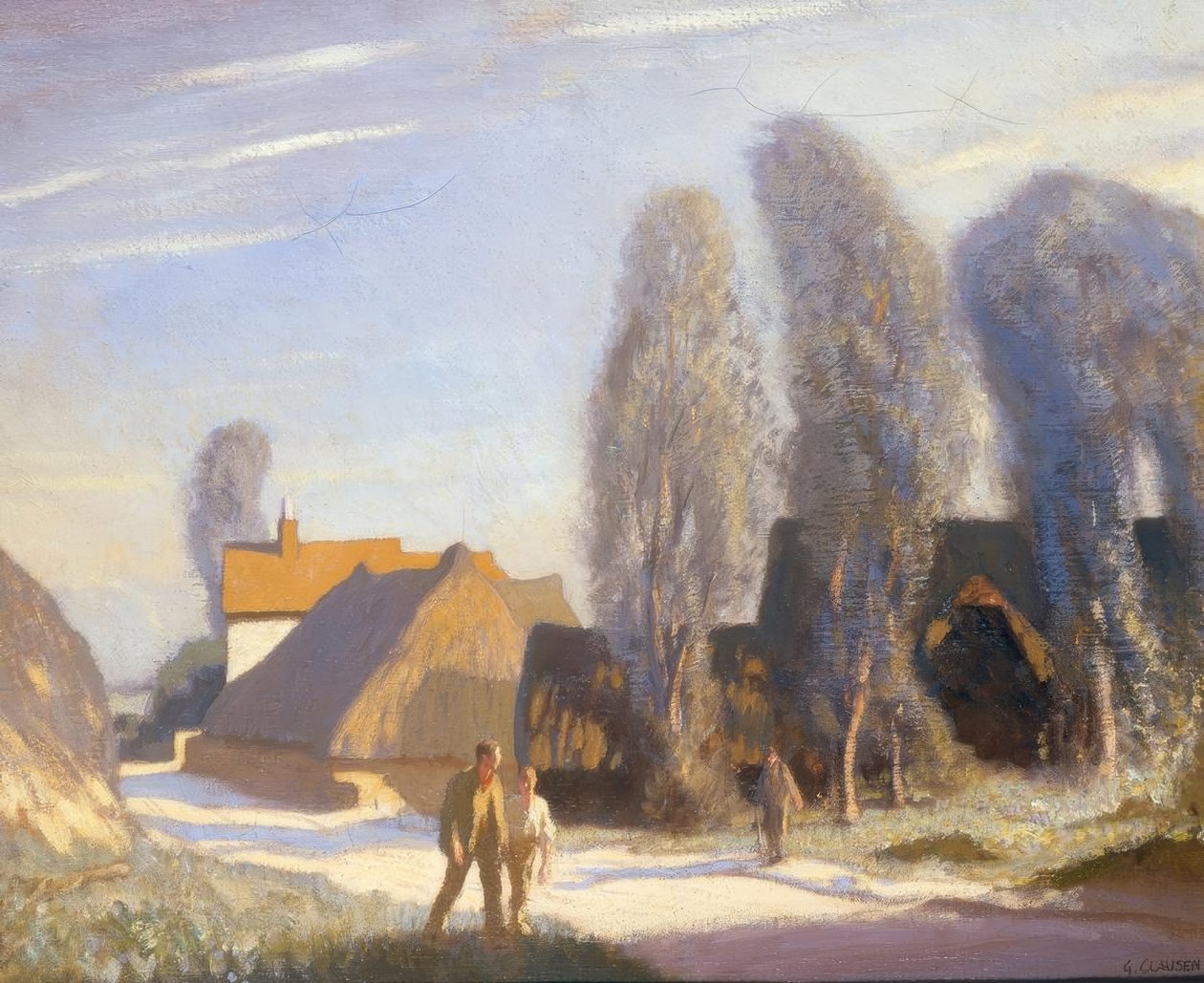 The Roadside Farm de George Clausen