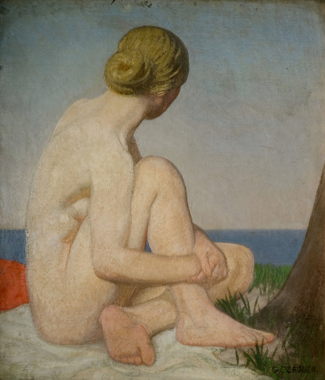 O Vigilante, 1927-18. de George Clausen