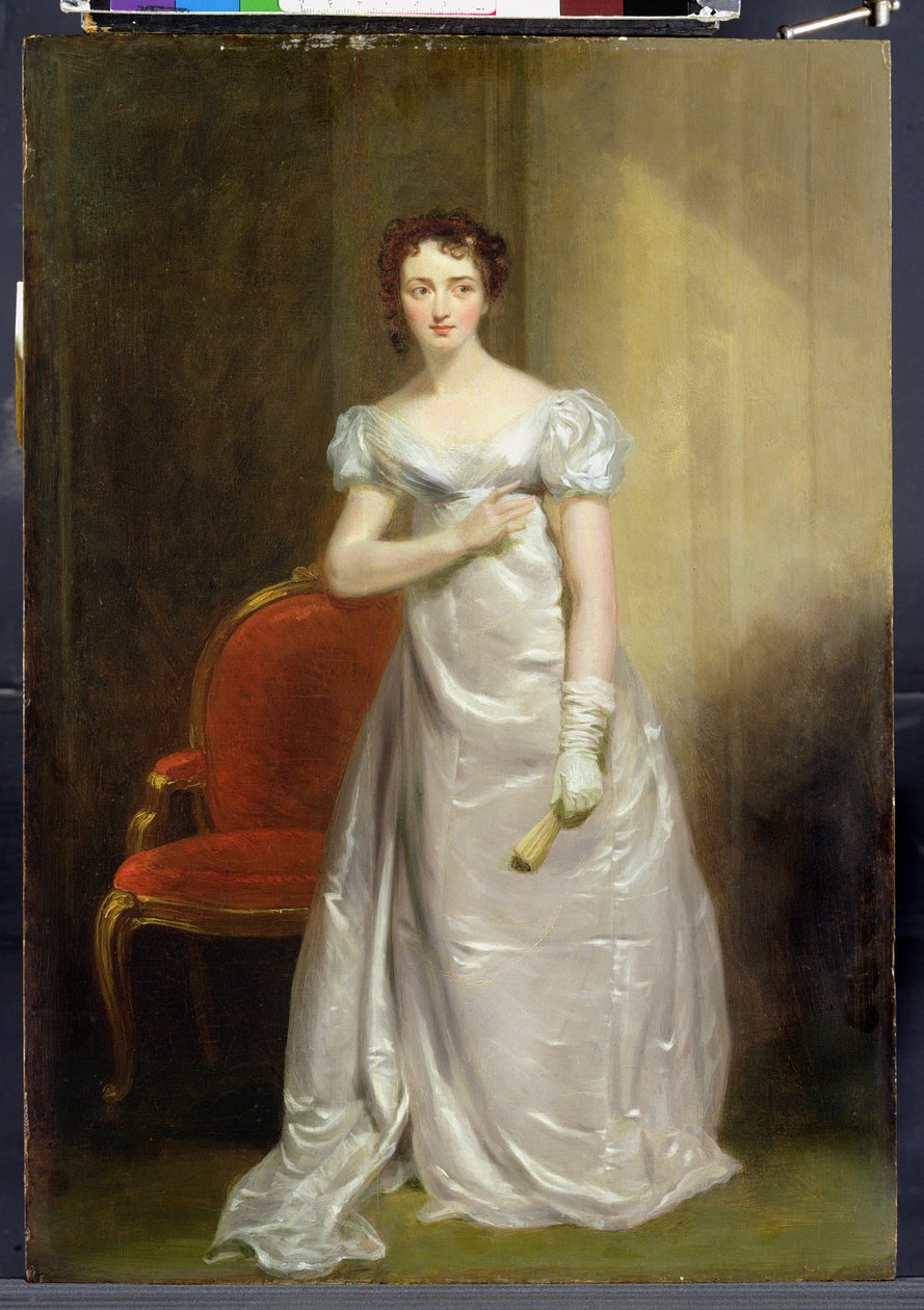 Harriet Smithson (1800-54) como Miss Dorillon, c.1822 de George Clint
