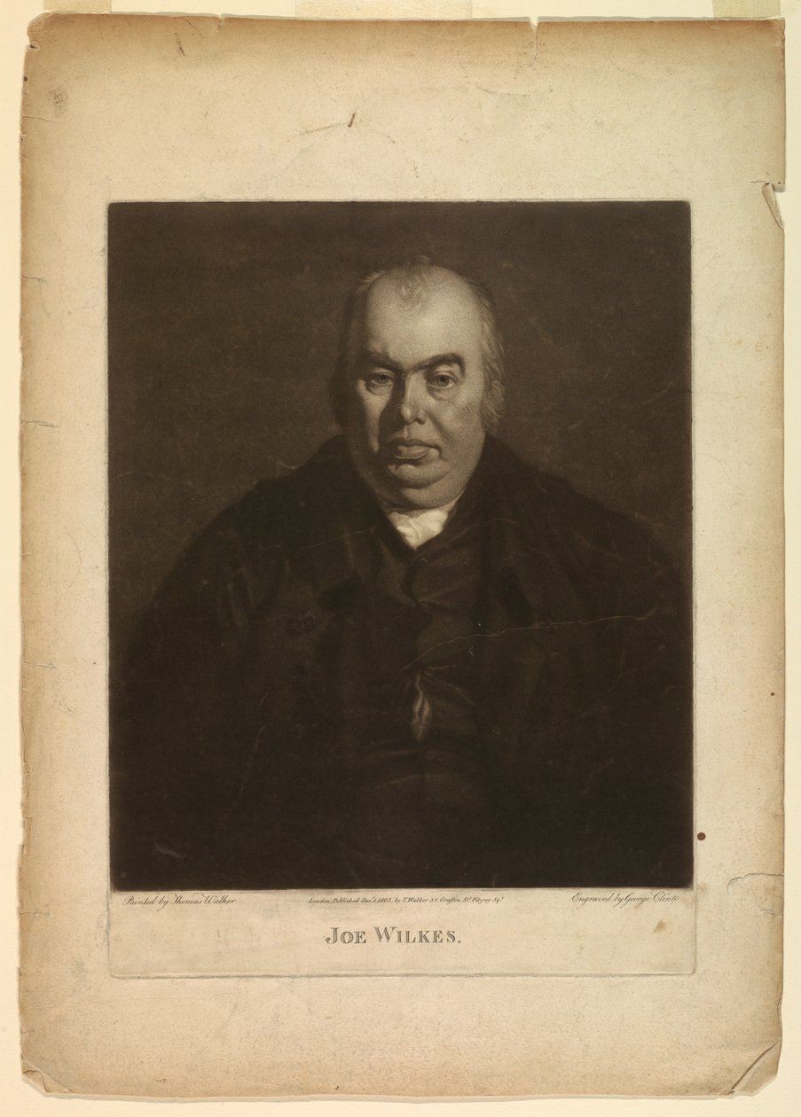 Retrato de Joe Wilkes de George Clint