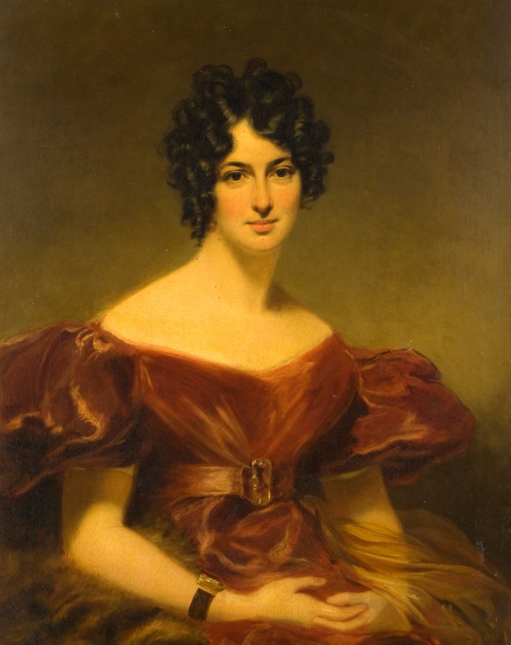 Retrato de Miss Cecilia Siddons (1794-1868) de George Clint