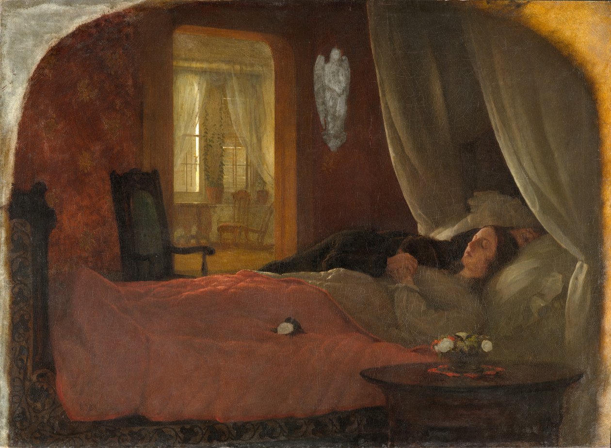 O último sono, c.1858 de George Cochran Lambdin